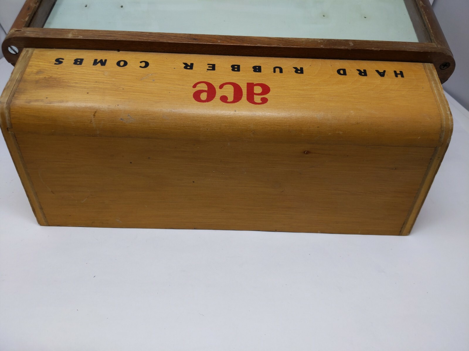 Vintage Ace Hard Rubber Comb Case Display