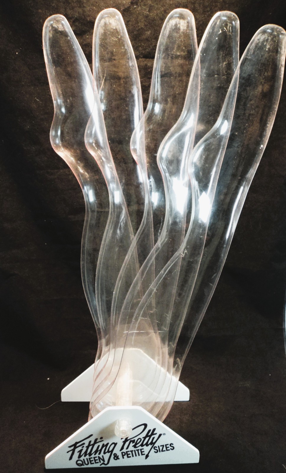 Vintage Hanes Stockings – Fitting Pretty Hosiery 5 Leg Plastic Store Display