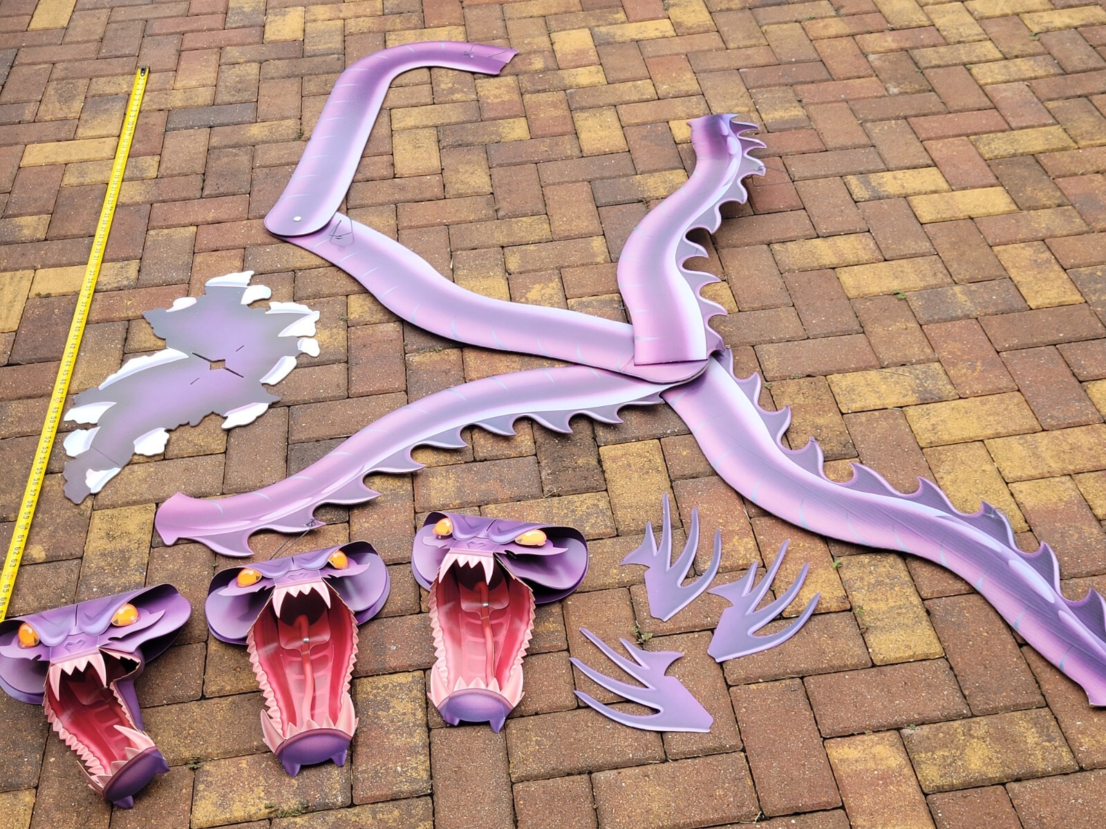 Vintage Disney Hercules Hydra Monster Cardboard McDonald’s Display Amazing Rare!