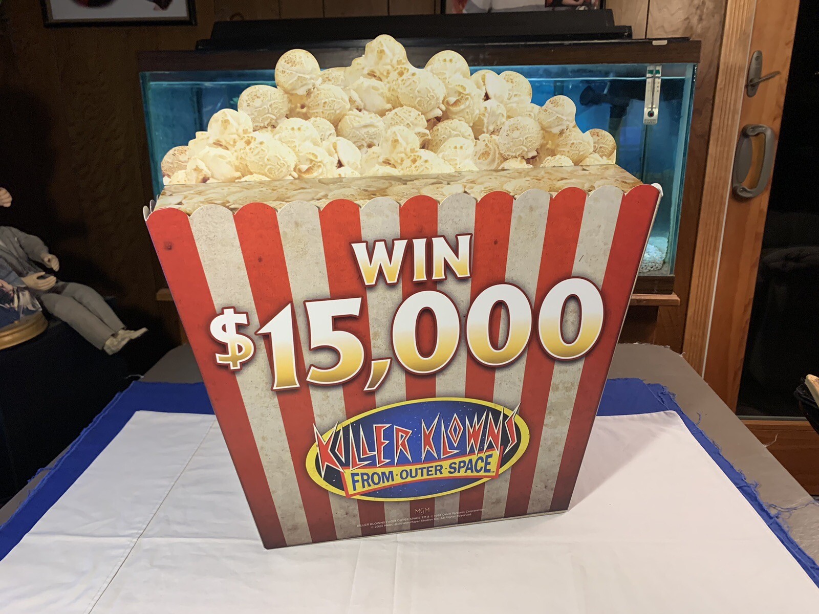 Spirit Halloween Store Display Large Popcorn Box Killer Klowns from Outer Space