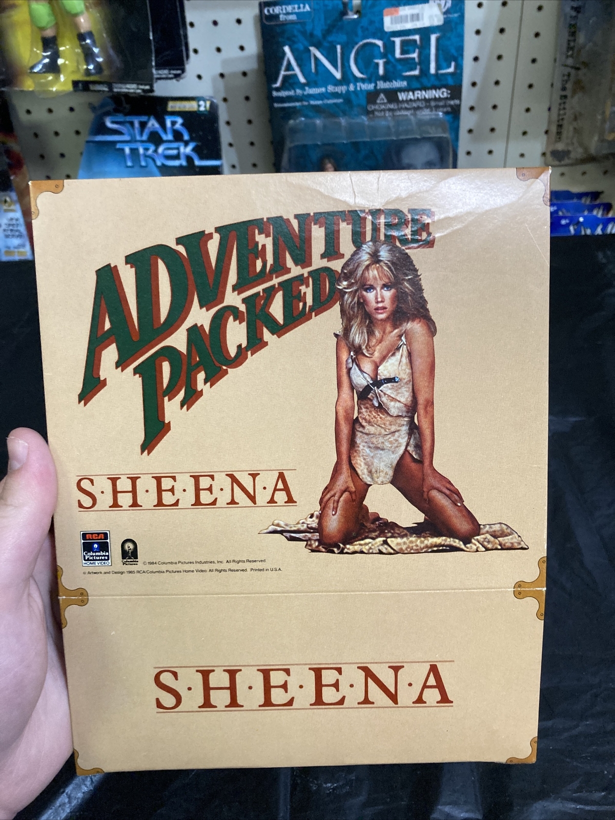 Sheena Video Store Counter Display 1985 7 1/4×7 3/4