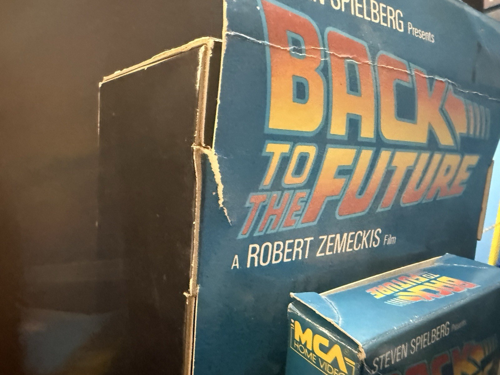 ‘Back To The Future’ Motorized Counter Display 1985 VHS- HTFF! Rare! Works!