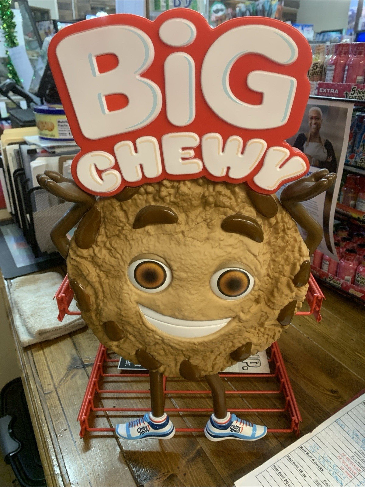 Chips Ahoy! BIG CHEWY Counter Storage POS Display 2 Tier Shelf COLLECTOR
