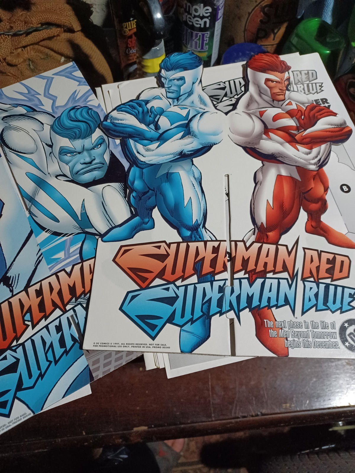 Superman Counter Display advertising