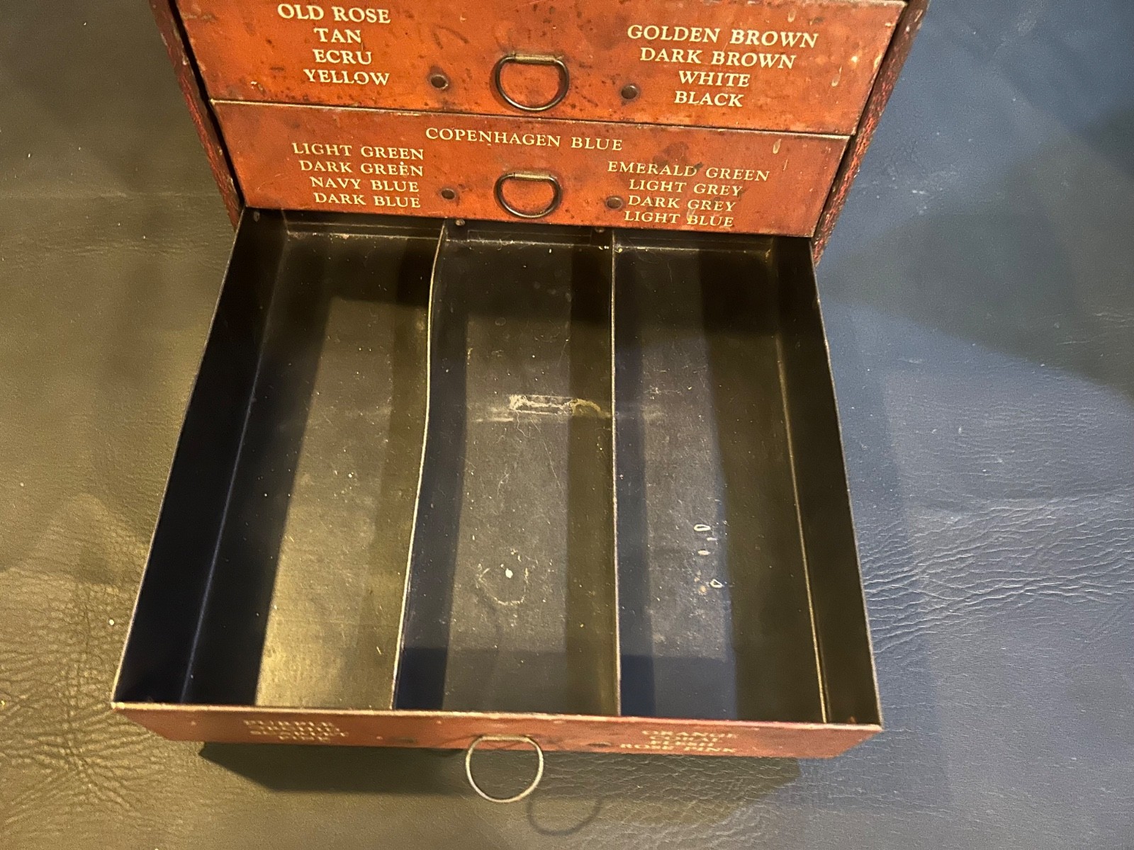 C1920 Tin Litho New Improved RIT Dyes Advertising Counter Top Store Display