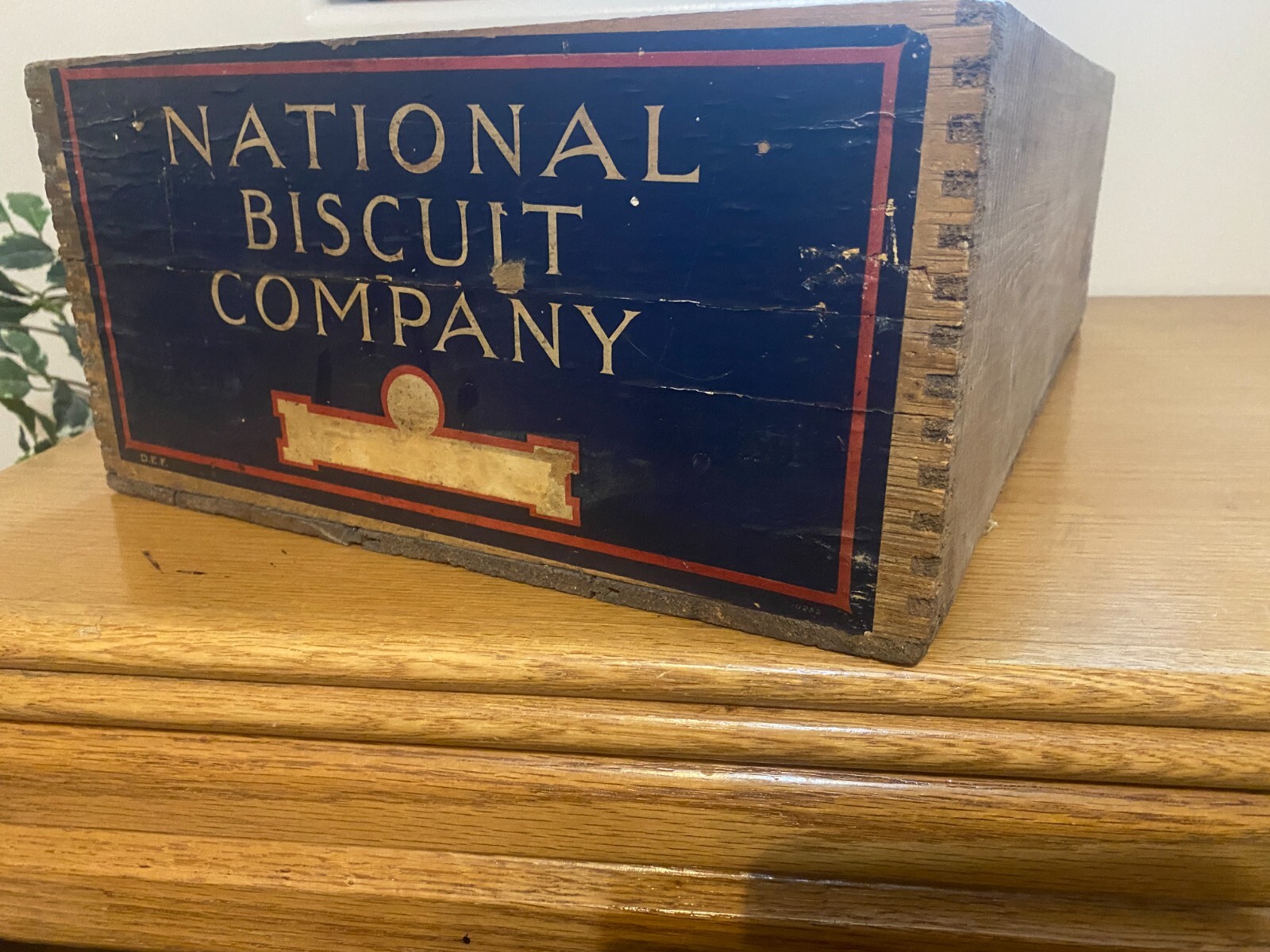 National Biscuit Company Shipping Crate Antique Advertising Display LA-12