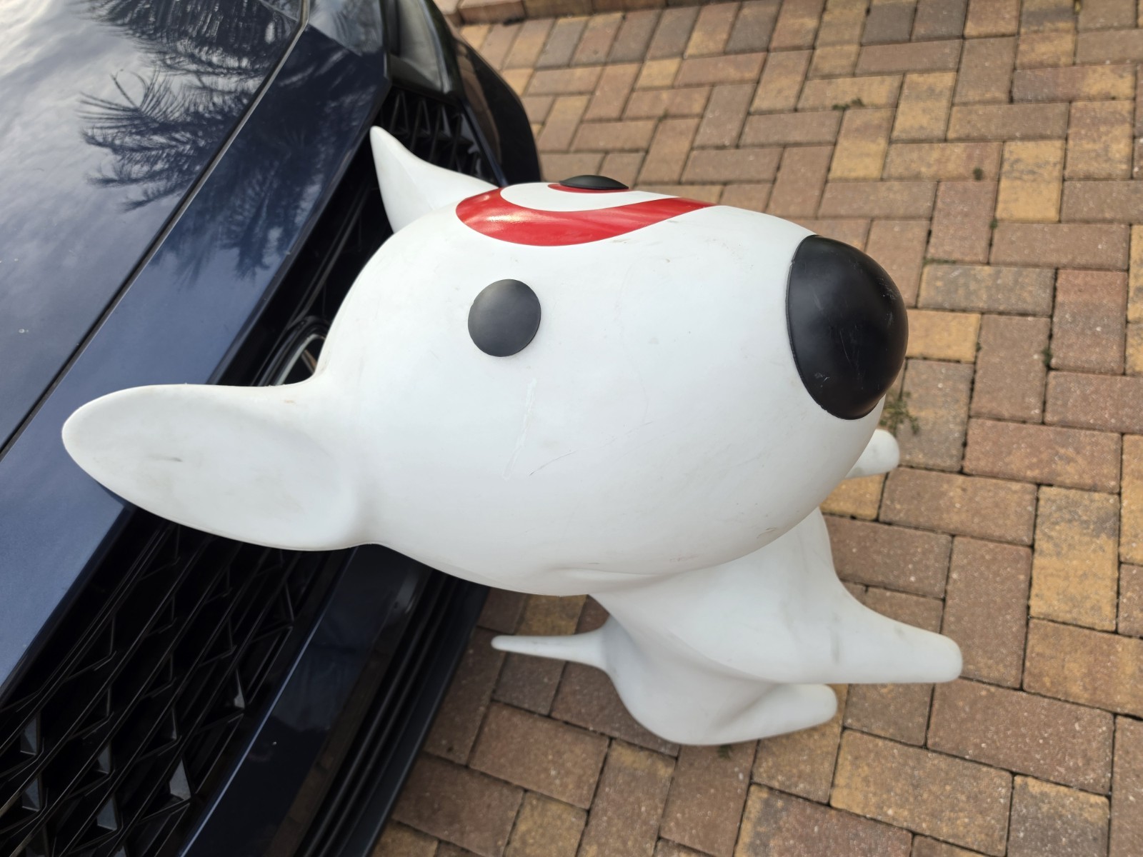 Bullseye Target Dog Mascot Giant Statue Store Display Mannequin Collectible READ