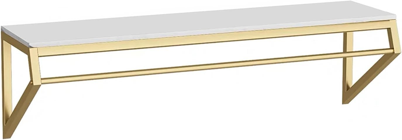 FURVOKIA Modern Clothing Store Heavy Duty Metal Display Gold Square Tube B-47.2L