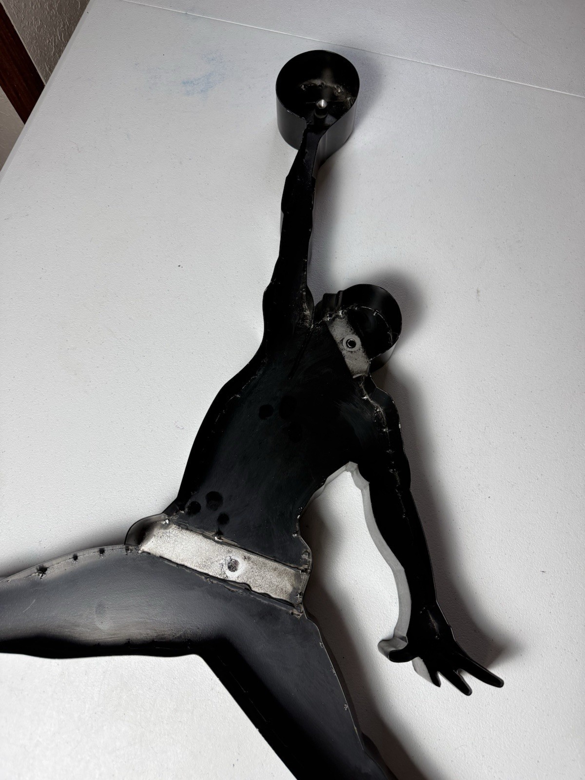 3D Air Jordan Jumpman silhouette is a vintage retail store display piece