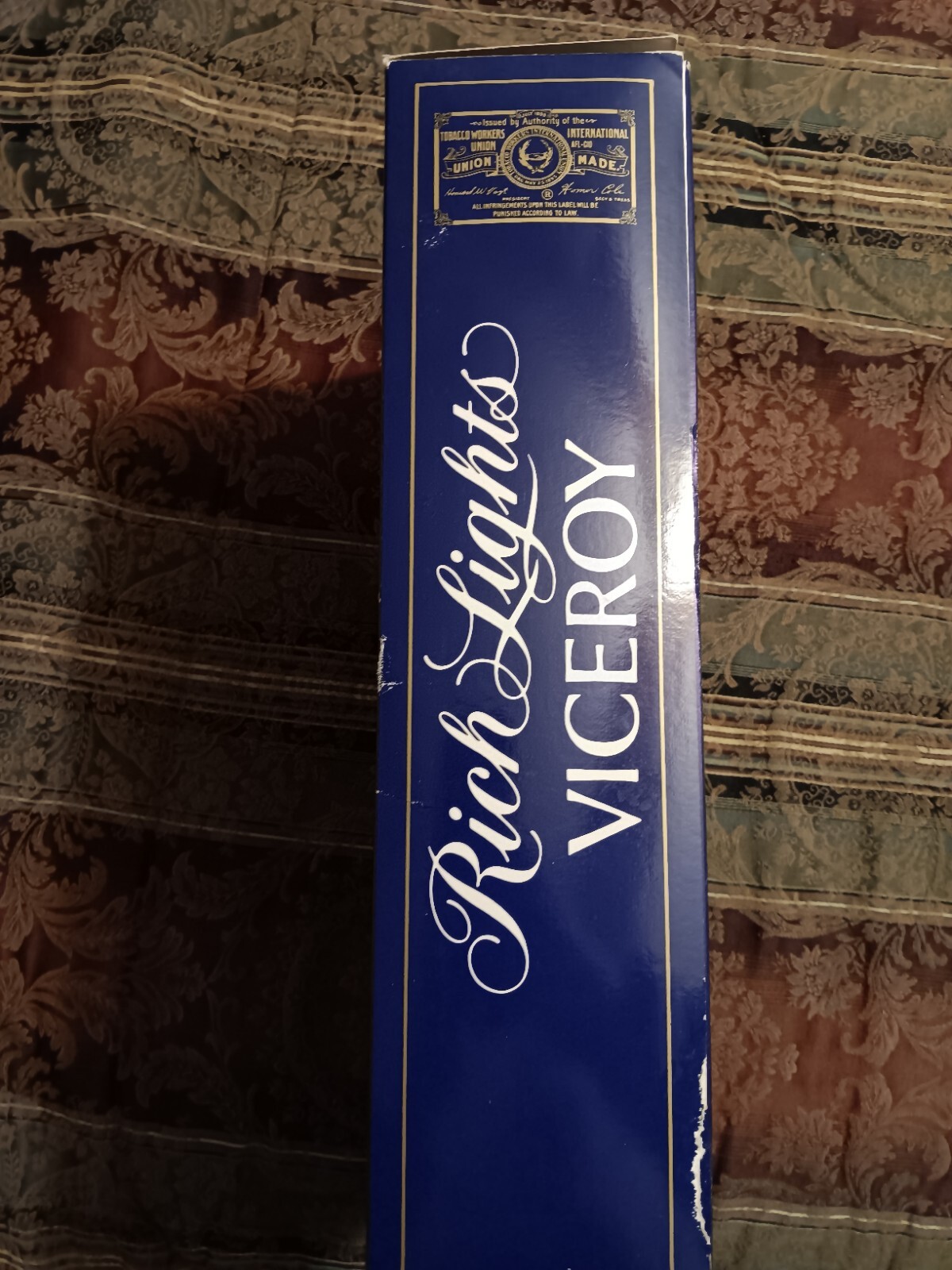 Vintage Viceroy Lights Cigarette Store Display Preowned 12 in Tall 7 1/4 in Wide