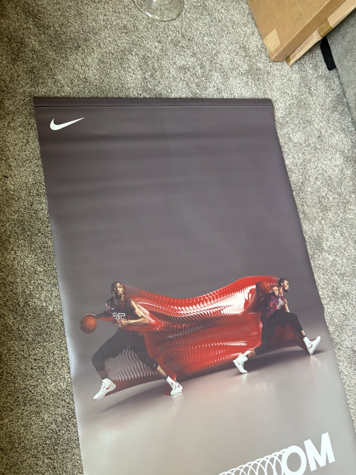 NIKE 2016 KEVIN DURANT KD 9 PROMO FOOTLOCKER STORE DISPLAY POSTER BANNER SIGN