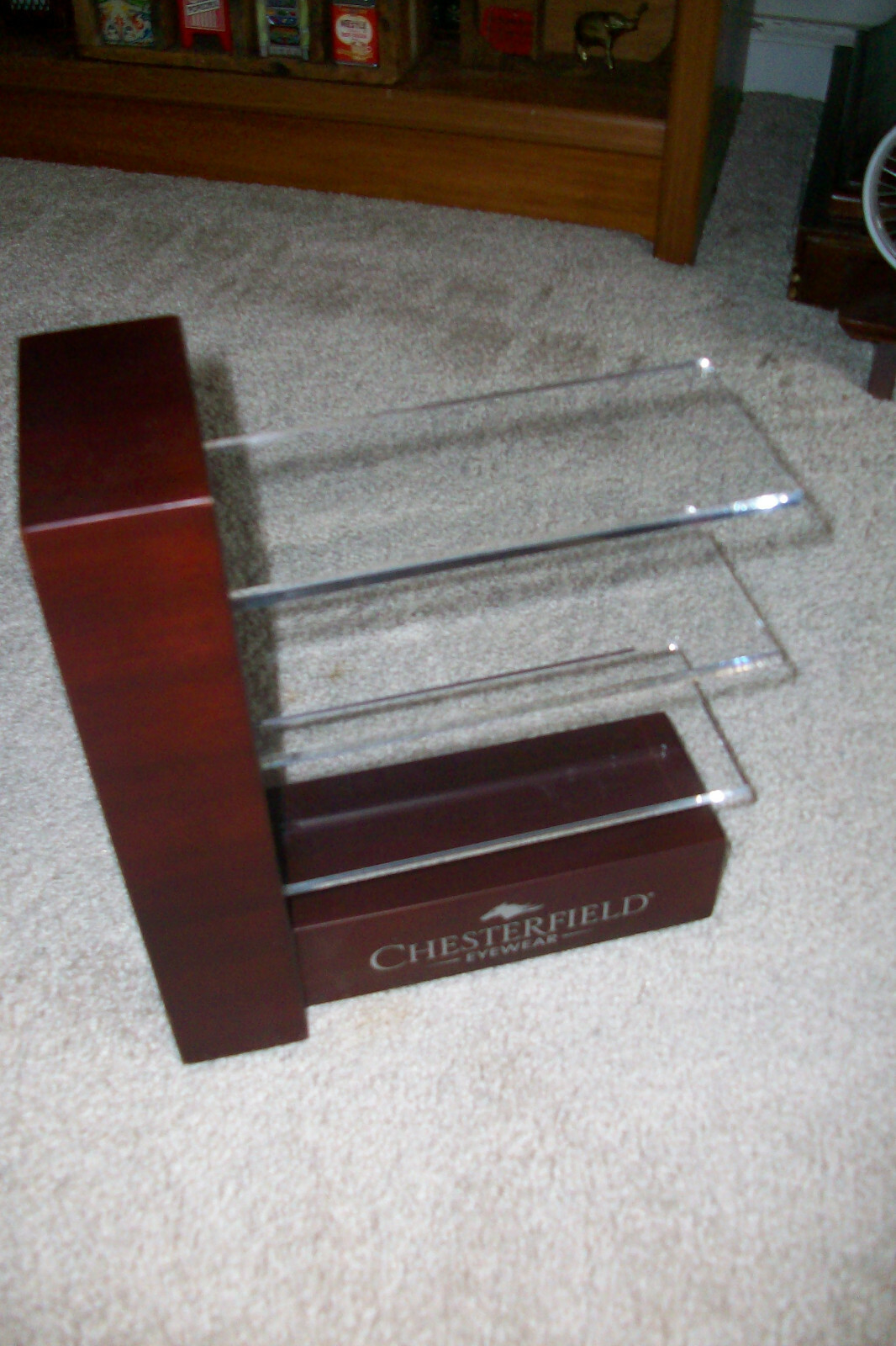 Rare Vintage Advertising eyewear display….Chesterfield eyewear