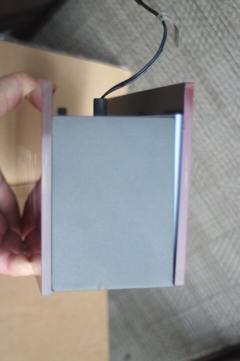 Miele lighted Advertising Sign Red Grey & White 12 3/8 X 4 3/4
