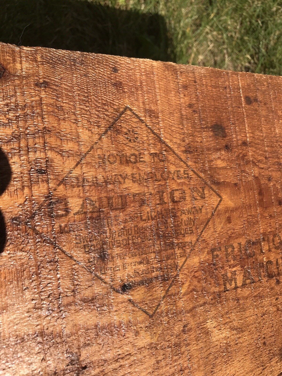 RARE ANTIQUE Grocers DIAMOND MATCHES WOODEN SHIPPING CRATE BOX RAILROAD N.H.