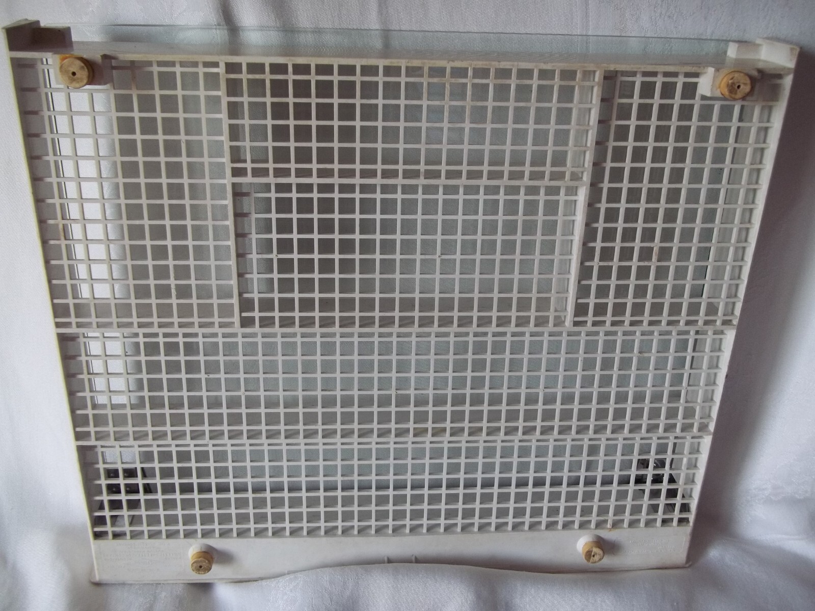 Vintage GILLETTE STORE COUNTERTOP RAZOR DISPLAY CASE With Glass Top 2.5”x14x17”