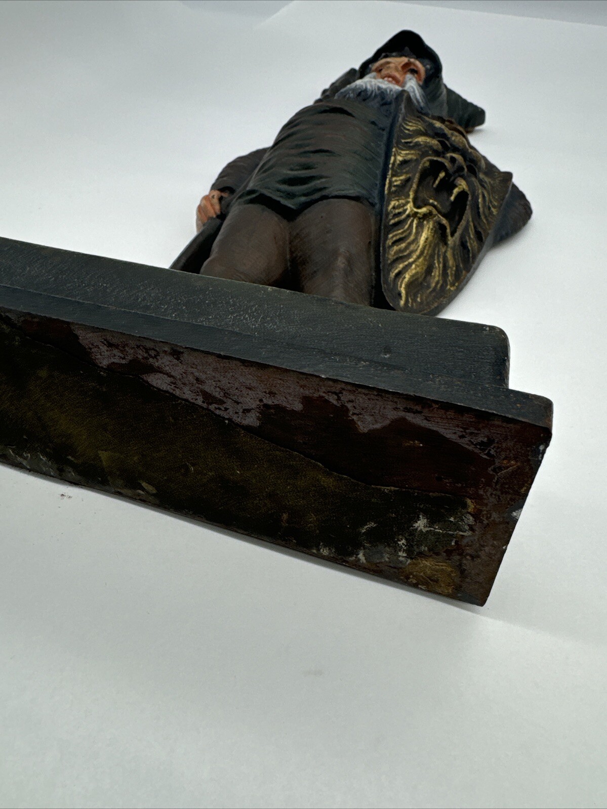 BRADLEY & HUBBARD Cast Iron WARRIOR GNOME ELF MAN KRAMPUS Antique Doorstop B&H