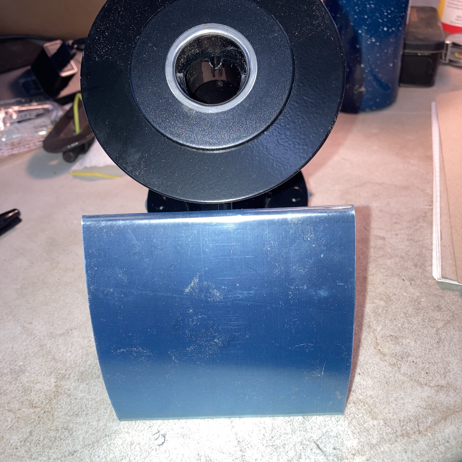 Store display steel bolt on bracket with price tag holder A Lot Of 3