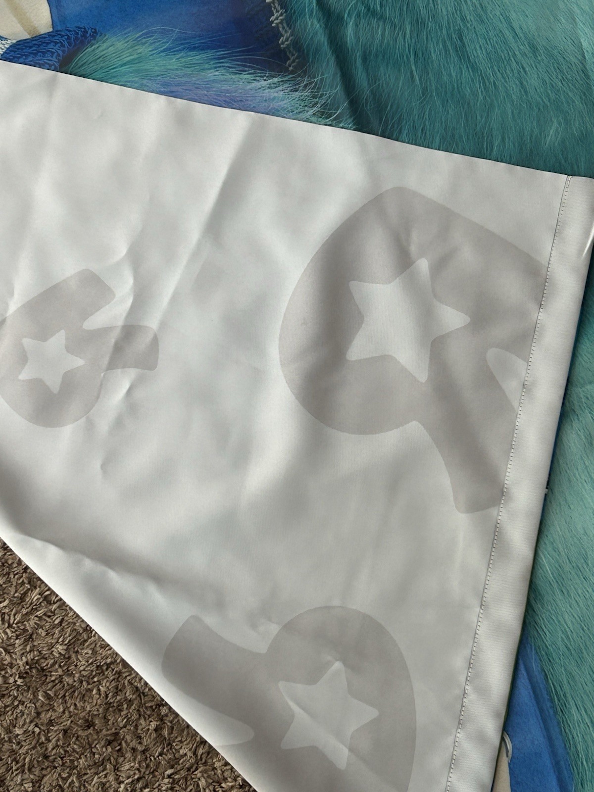 Disney/Pixar Toys R Us Monsters U Sulley/Mike Retail Display Cloth Banner