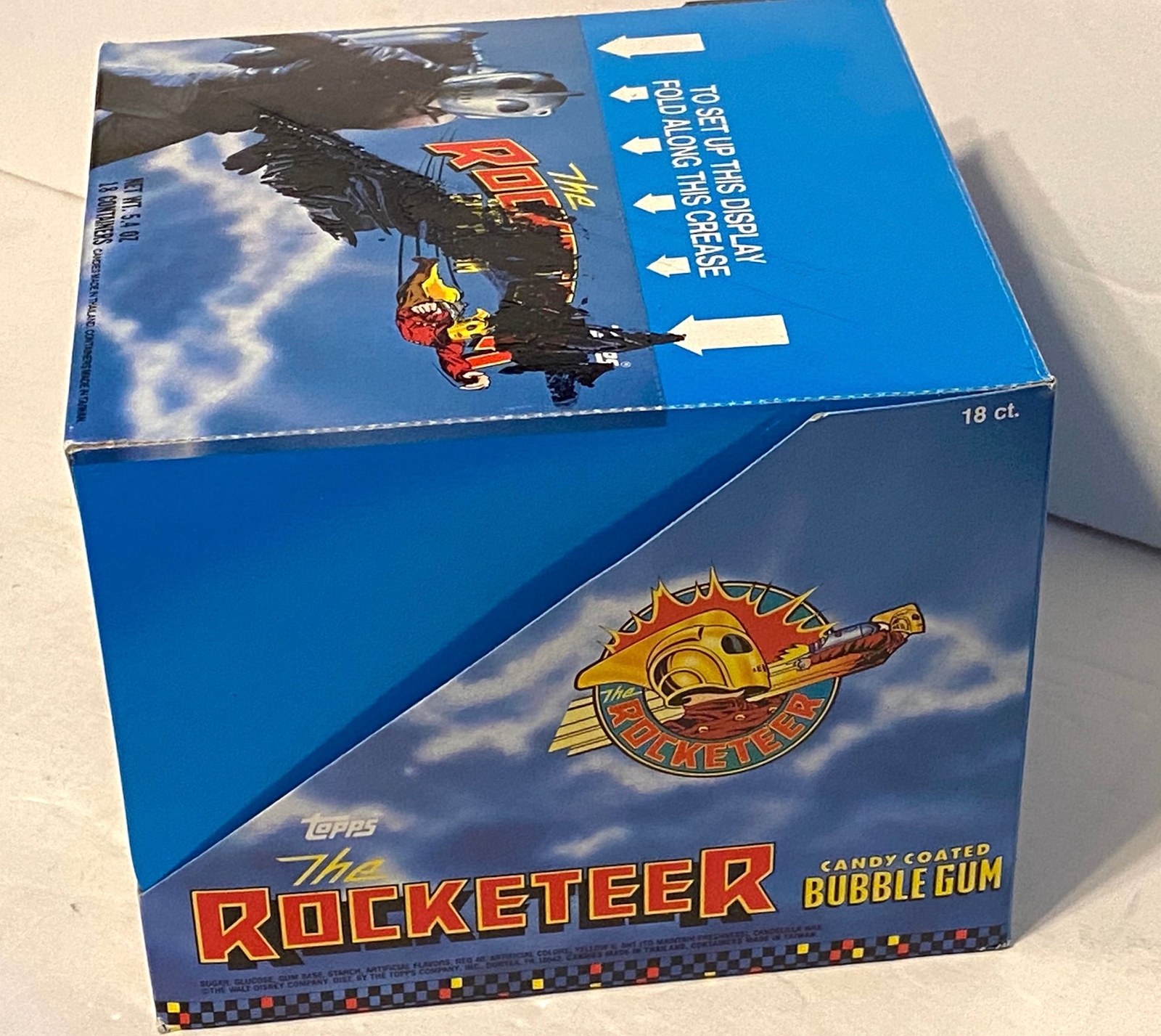 1991 Topps The Rocketeer Movie 18 Candy Bubble Gum Dispenser Statue Figurine