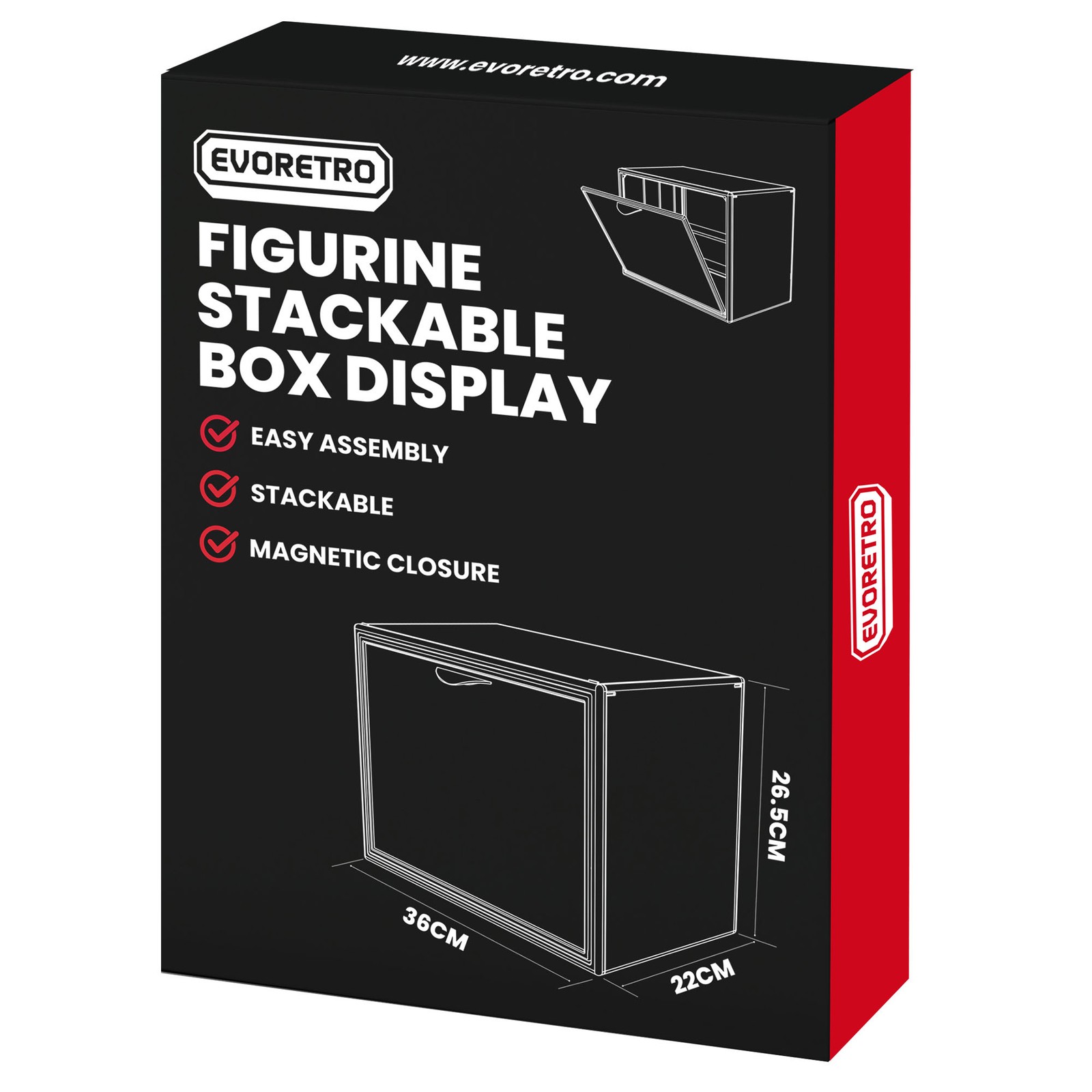 EVORETRO Evoretro Figurine Stackable Box Display 2024