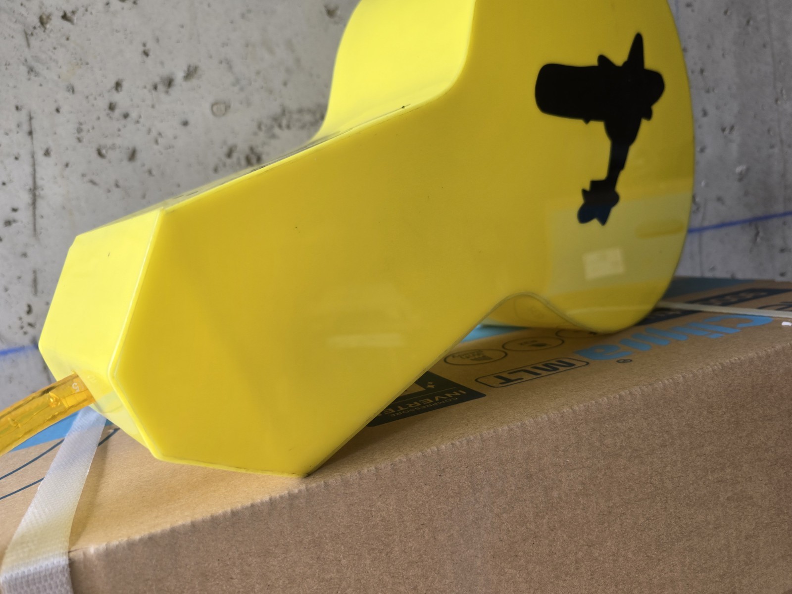 Yellow Outdoor Bright Advertising Sign