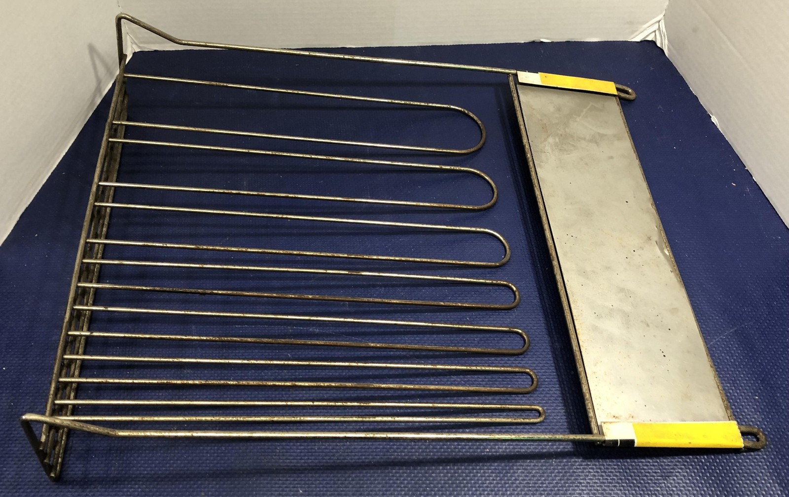 Du Page Stainless Steel Hose Clamps Counter Display Rack vintage sign gas oil
