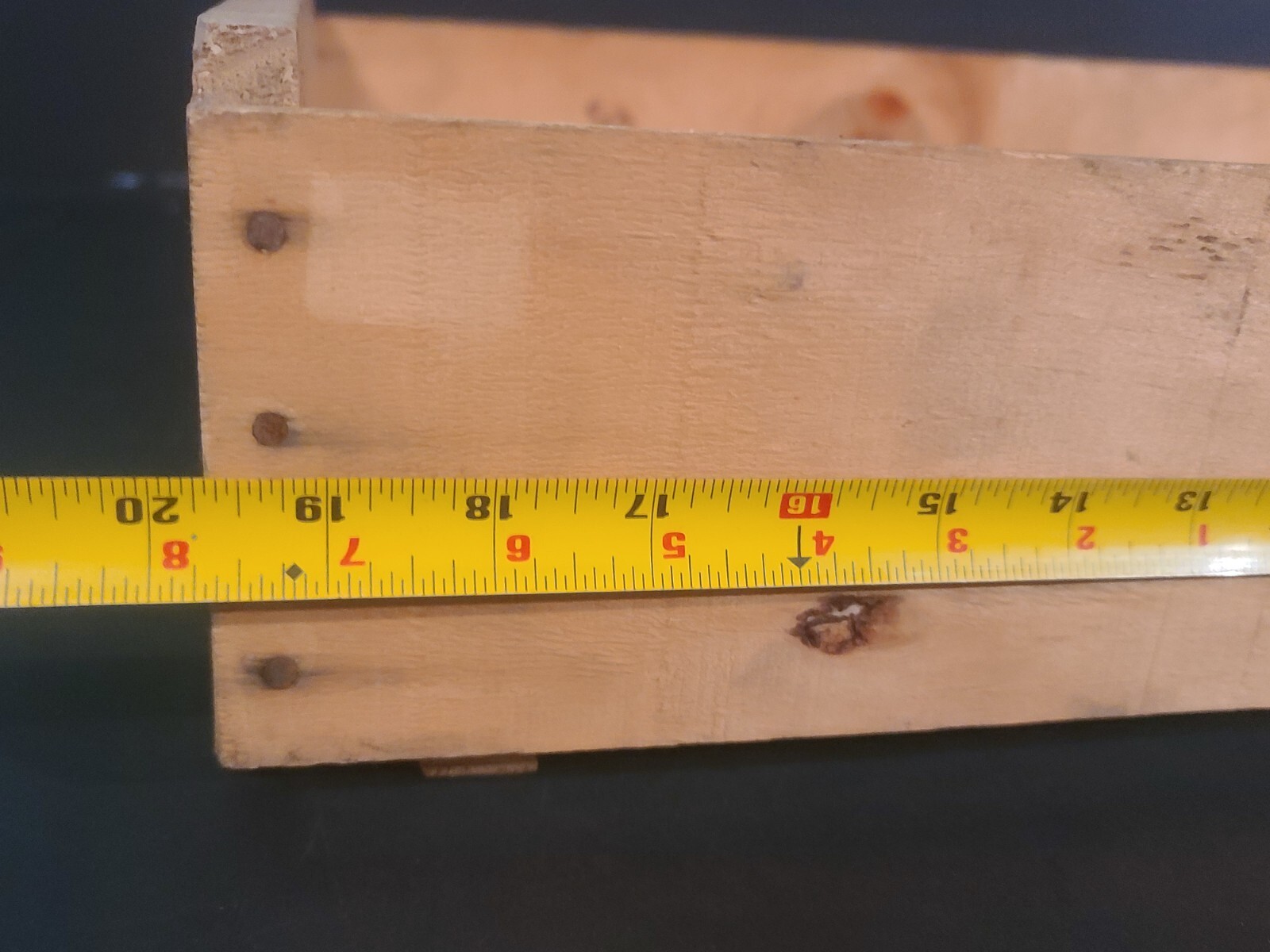 VINTAGE CHIQUITA Nectarine CRATE WOOD Wooden Box Santiago Chile