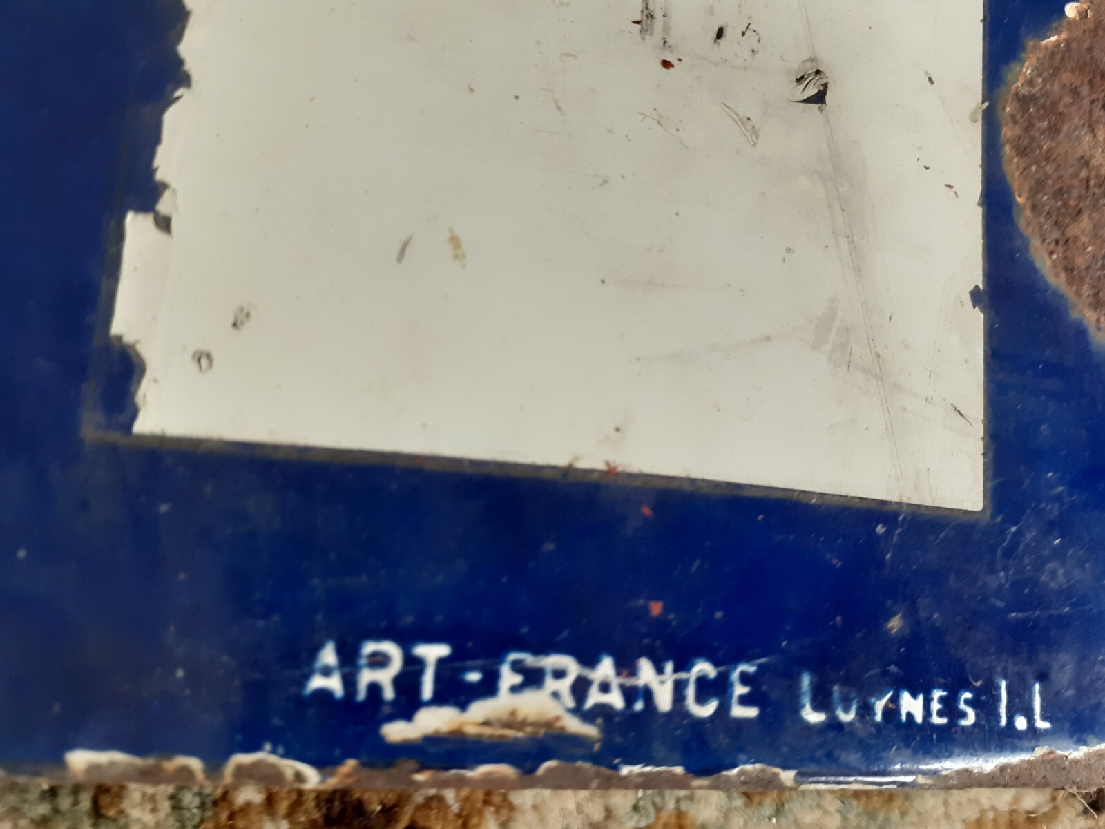 old MOBIL OIL PEGASE ART FRANCE ENAMEL PLAQUE, AUTO.MOTO. GARAGE.no copy,