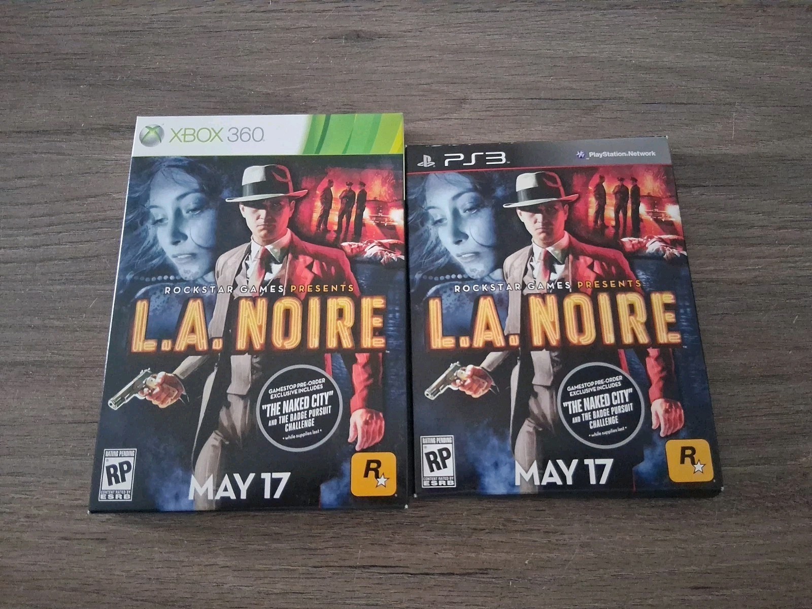 L.A. Noire Videogame Gamestop Preorder Promo Mini Display Box Xbox 360 And PS3