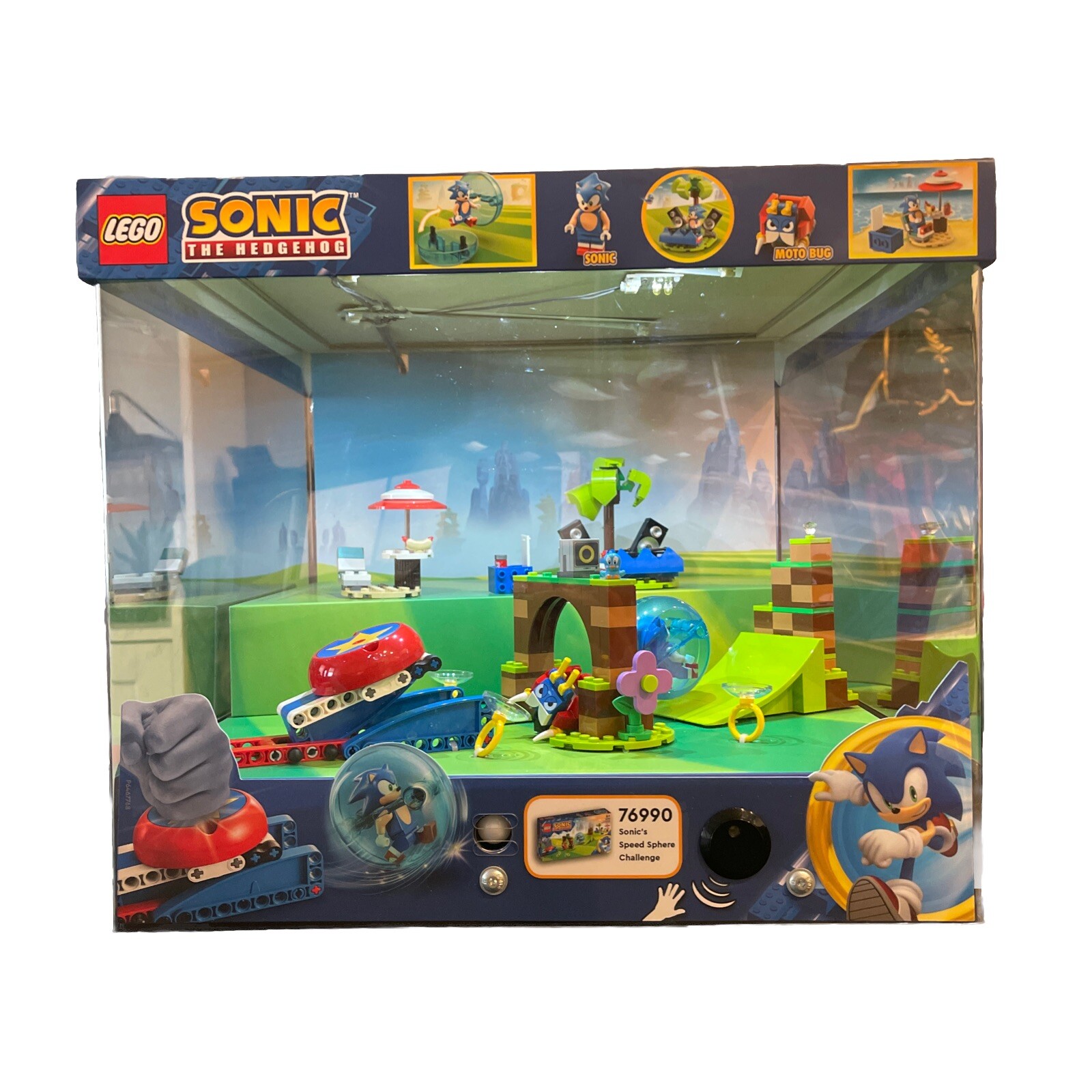 U26065 LEGO Sonic The Hedgehog 76990 Store Display Model Box DAMAGED