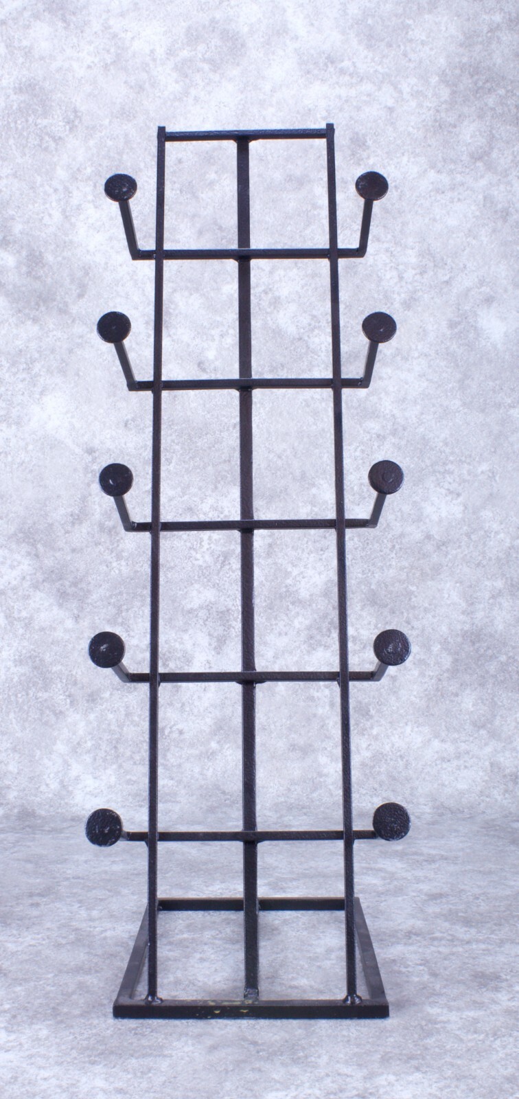 Wrought Iron Vertical Store Tabletop Display Rack Wine Rack