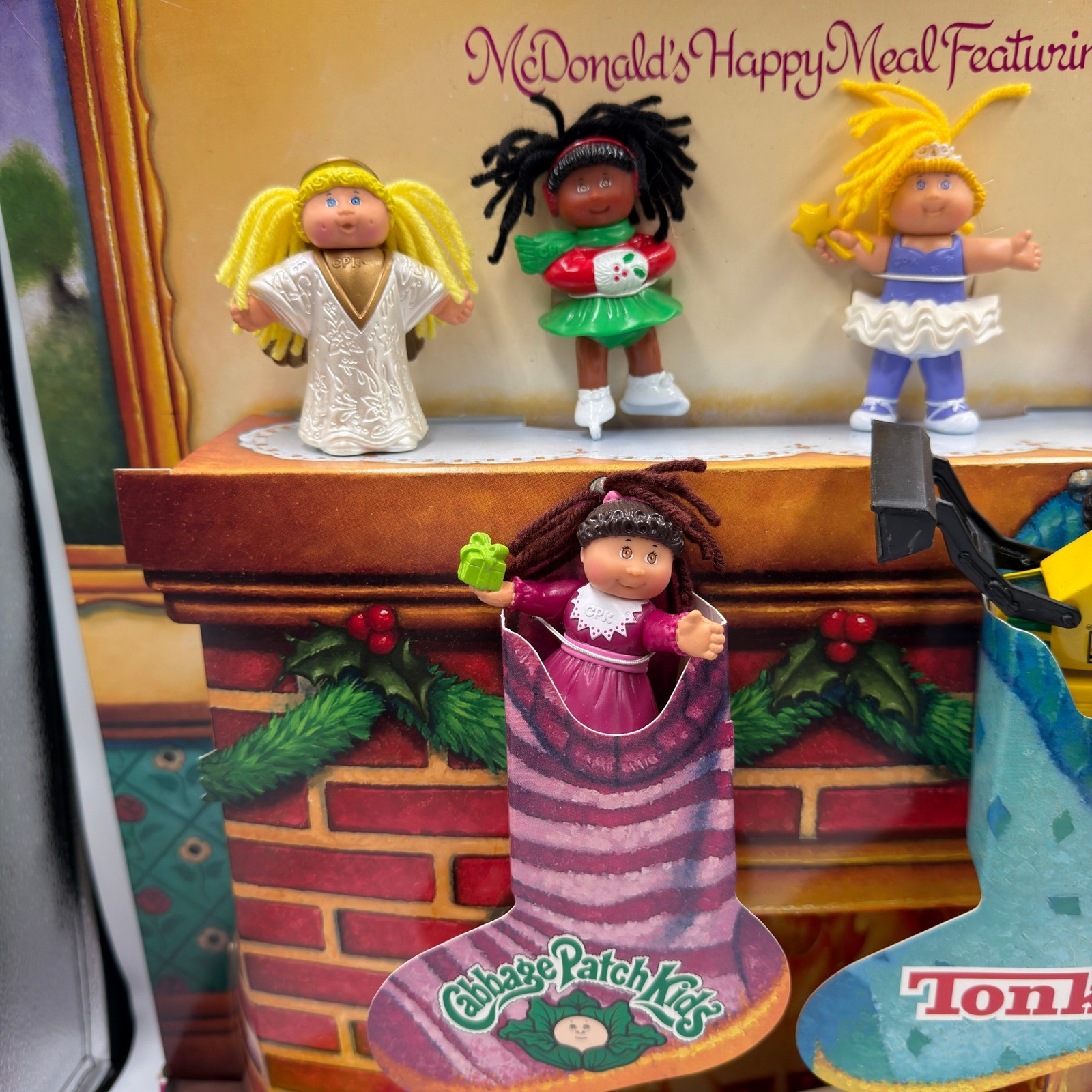 Vintage 1992 McDonald’s Happy Meal Display Cabbage Patch Kids Tonka Toys Rare