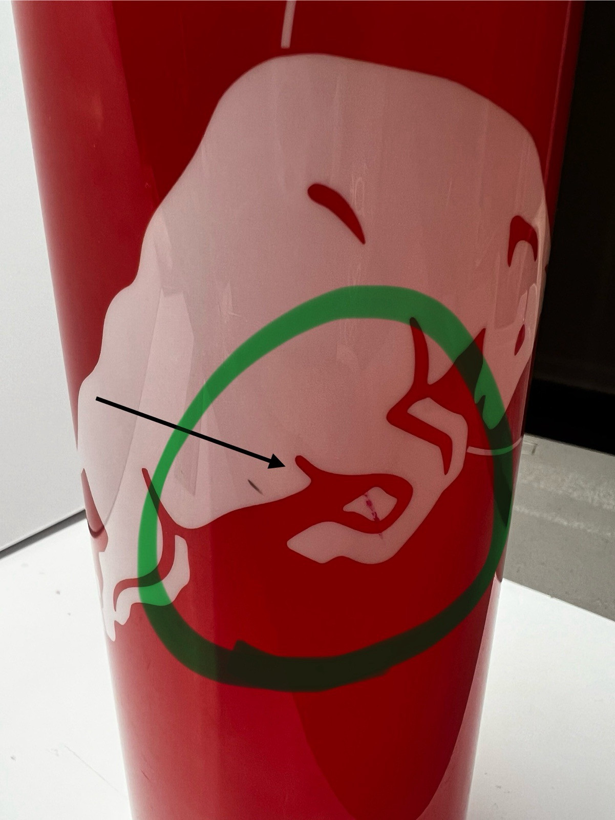 Red Bull Red Edition Acrylic Can Store Display Paper Weight Advertisement RARE