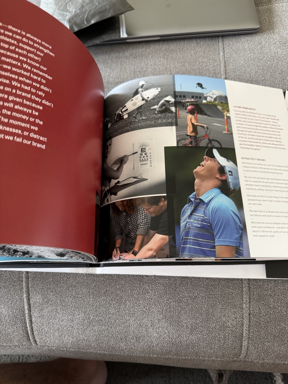 Oakley Store Display Employee Book Oakley Five Hard Cover Book W/cover