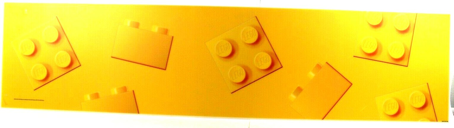 LEGO Classic Yellow Brick Toys R Us Acrylic Plastic Display Banner 24 x 11 Sign