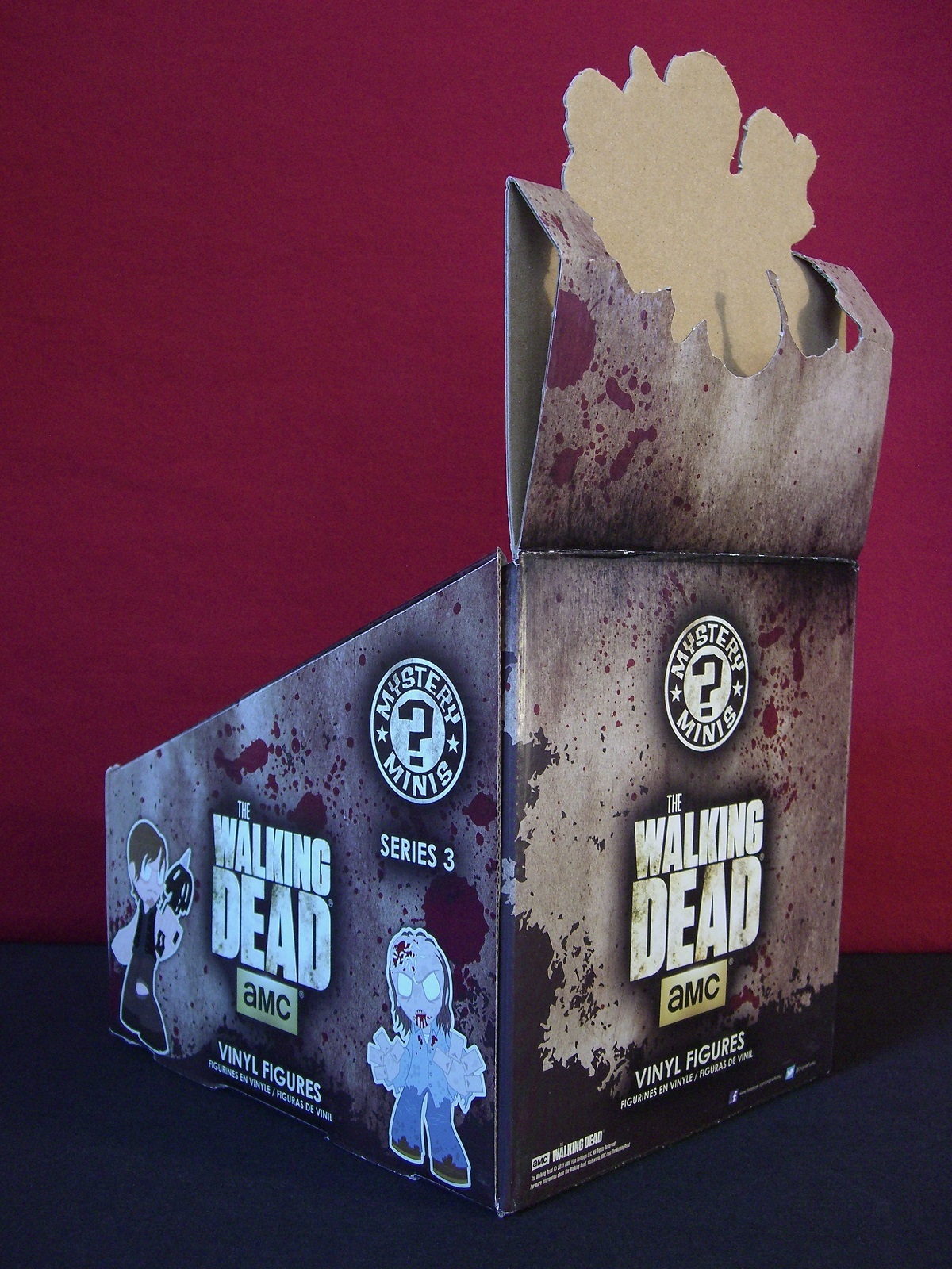 The Walking Dead Series 3 Funko Mystery Minis Vinyl Figures Empty Display Box