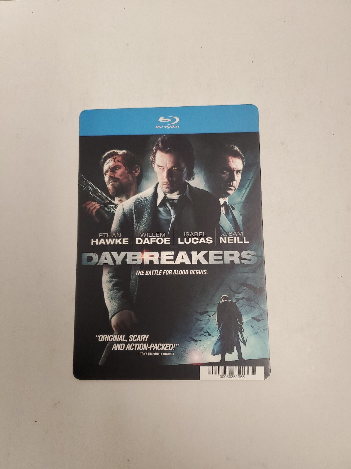 Daybreakers BLOCKBUSTER SHELF BLU-RAY BACKER CARD ONLY 5.5″X8″