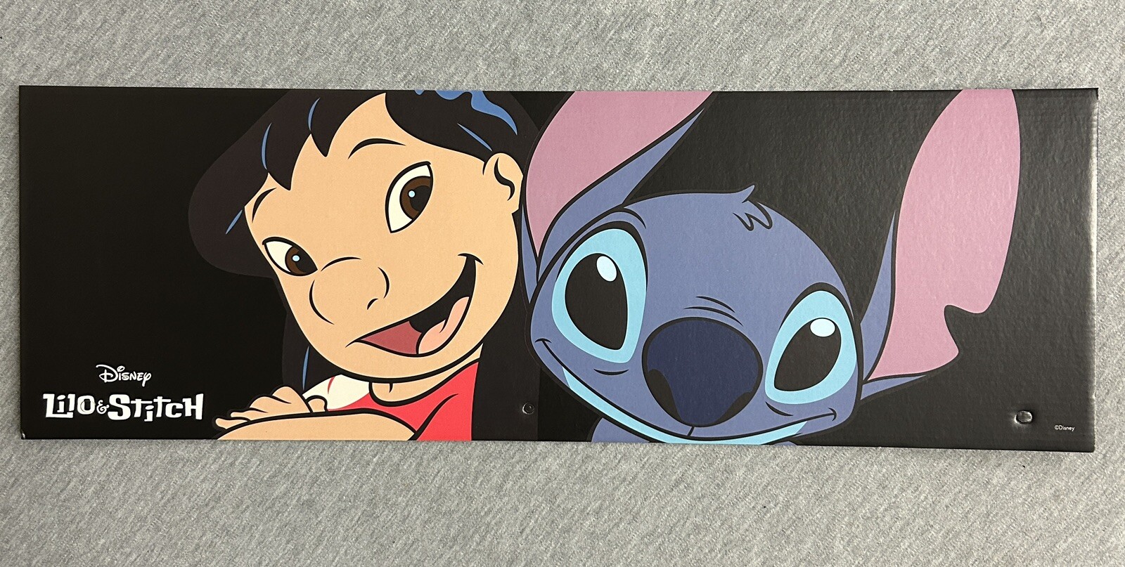 2024 Spirit Halloween Display End Cap 24″ x 8″ – Lilo & Stitch