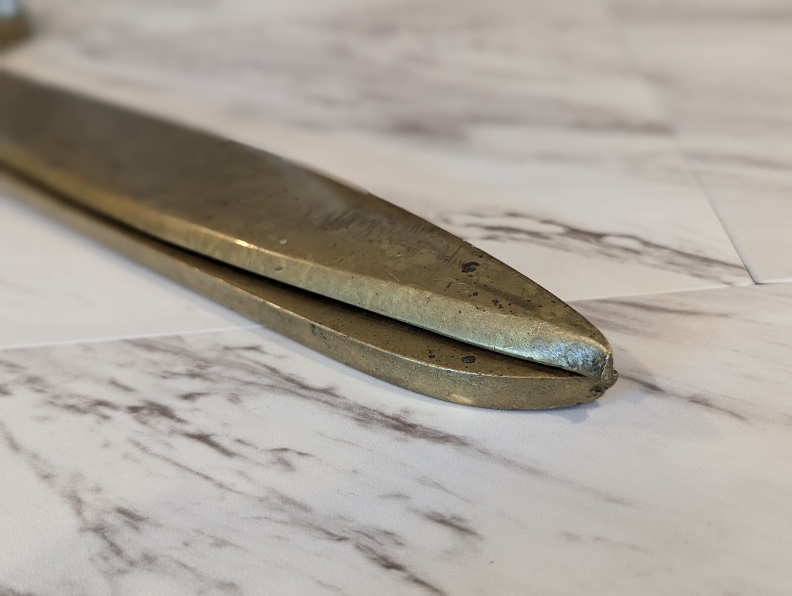 Mid 20th Century Giant Bronze Advertising Store Display Scissors – Tailors Trade