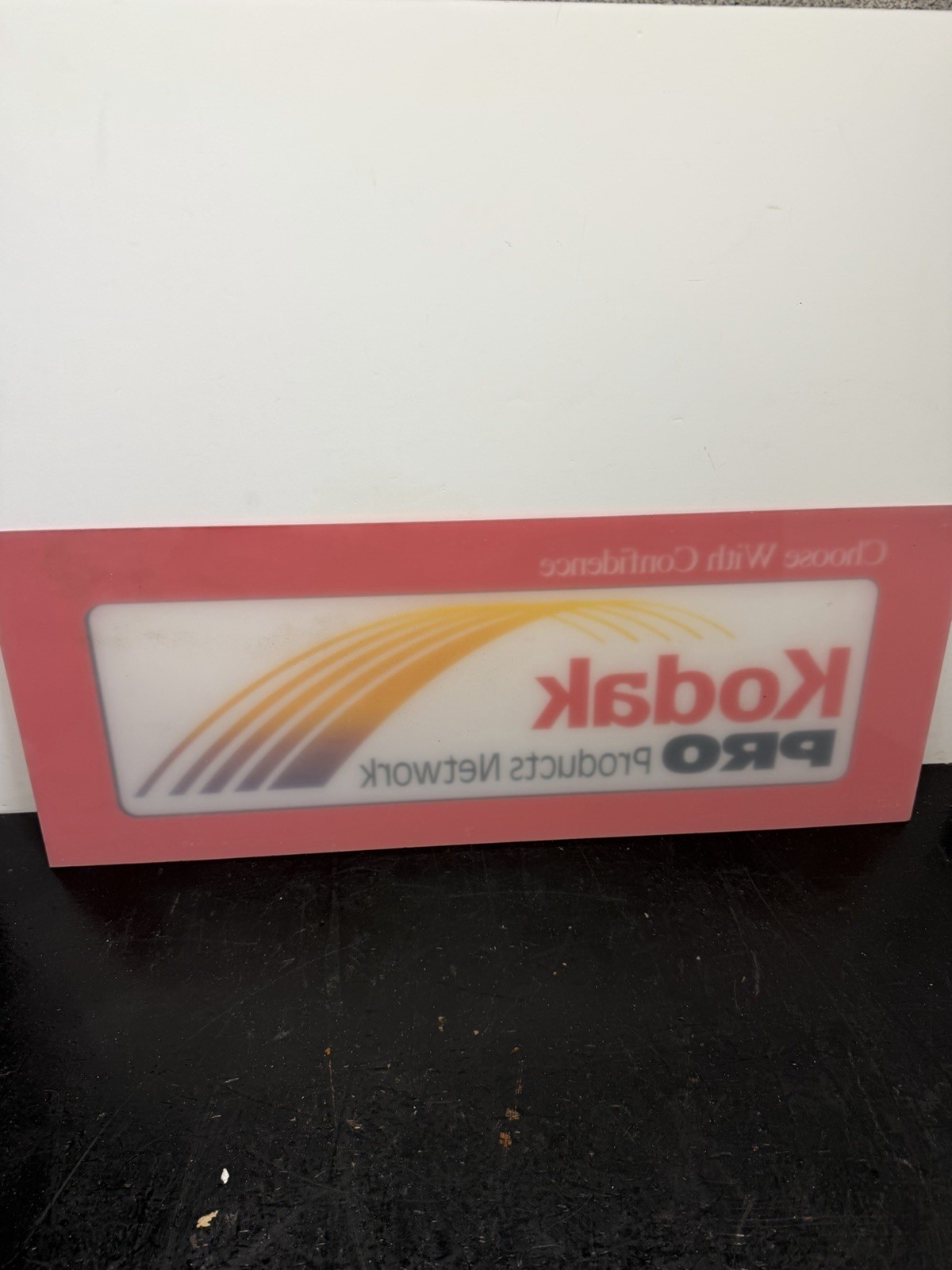 Vintage Kodak Pro Camera Promotional Sign 27×11
