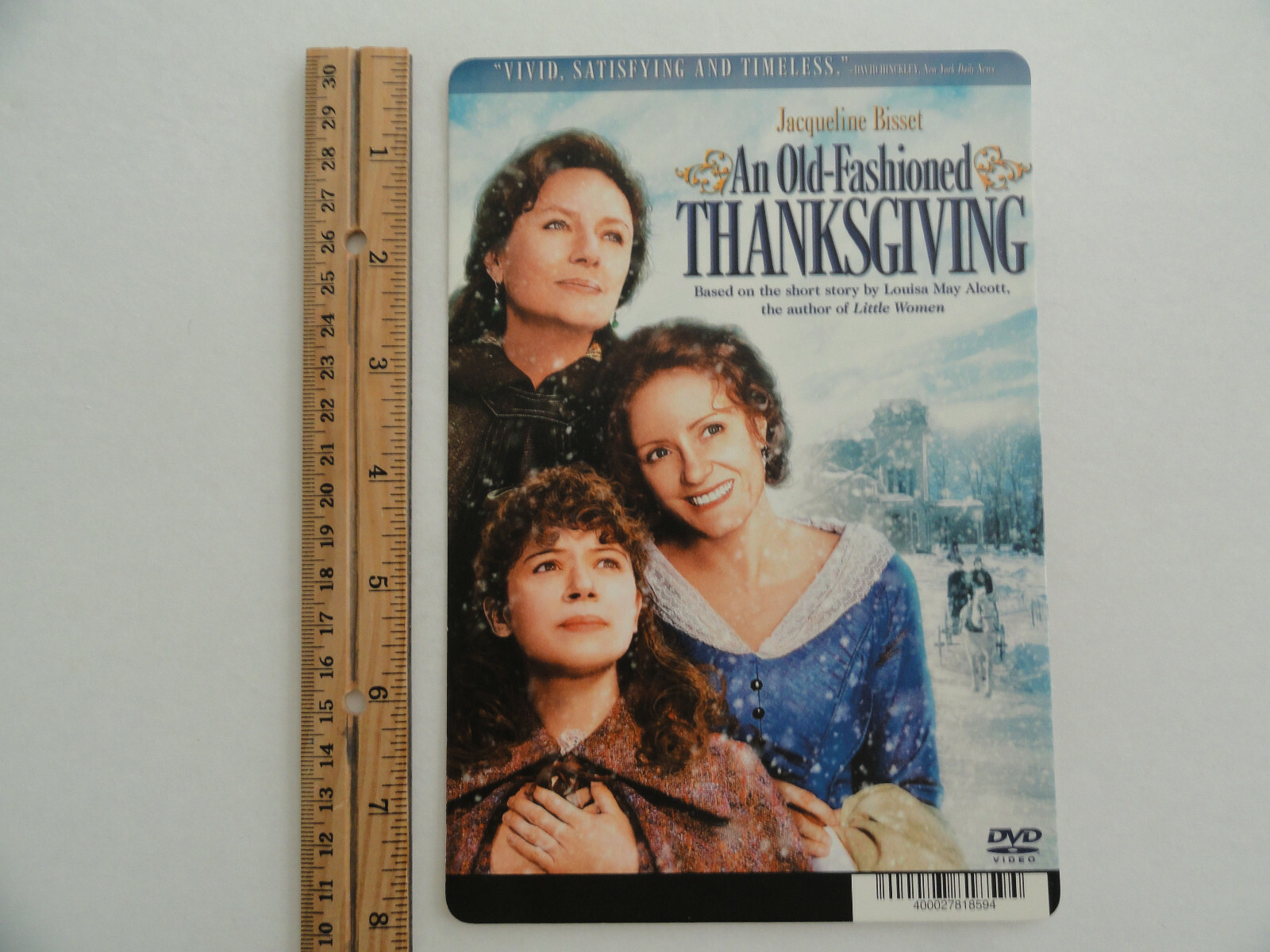 AN OLD-FASHIONED THANKSGIVING – BLOCKBUSTER VIDEO BACKER CARD 5″X8″