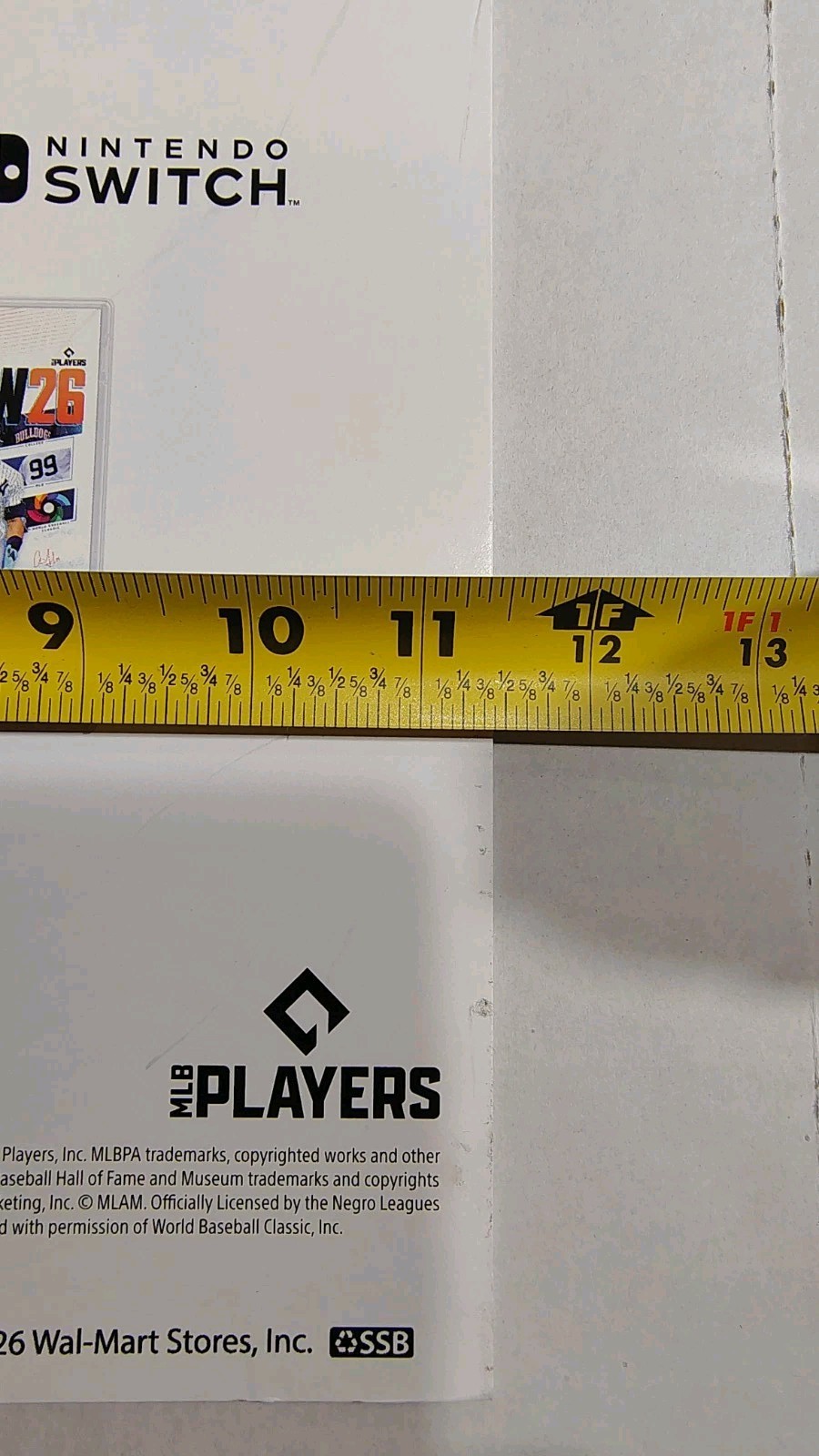 MLB The Show 26 Promo Walmart displays advertisement – 24x 11x Lot Of 2