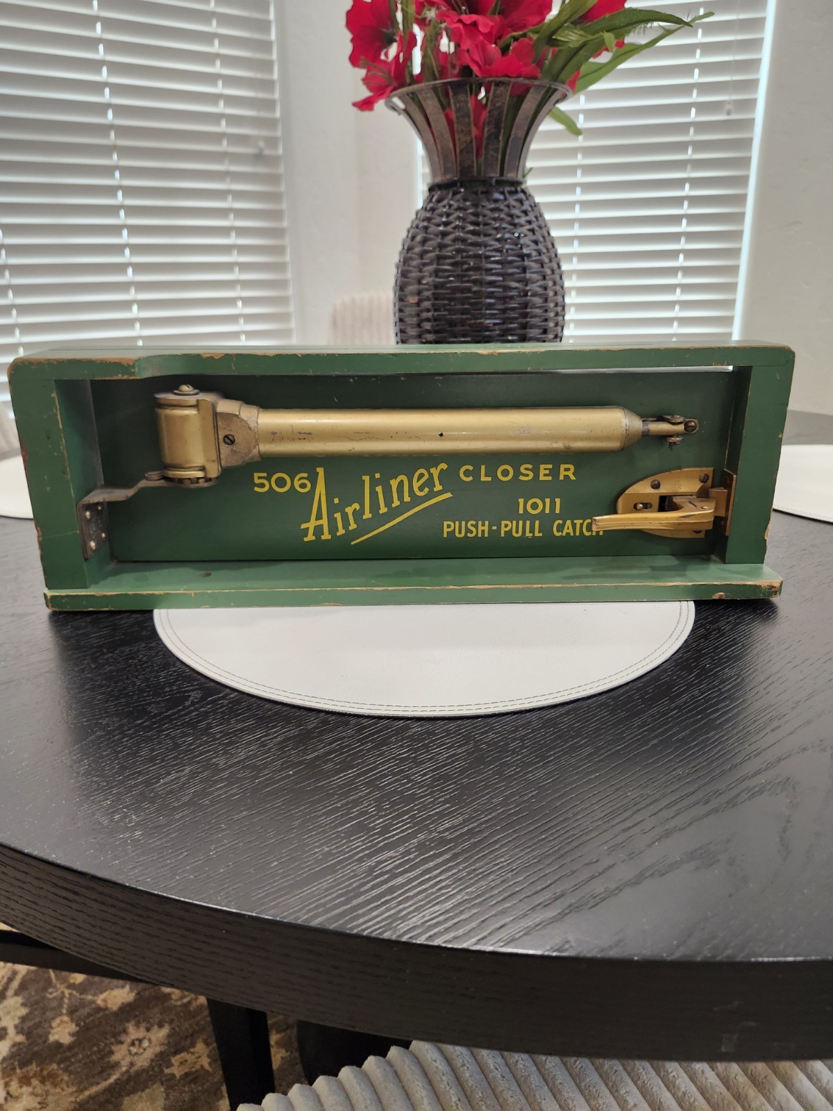 Vintage Hardware Store Counter Salesman Display~Yale 506 Airliner Door Hardware