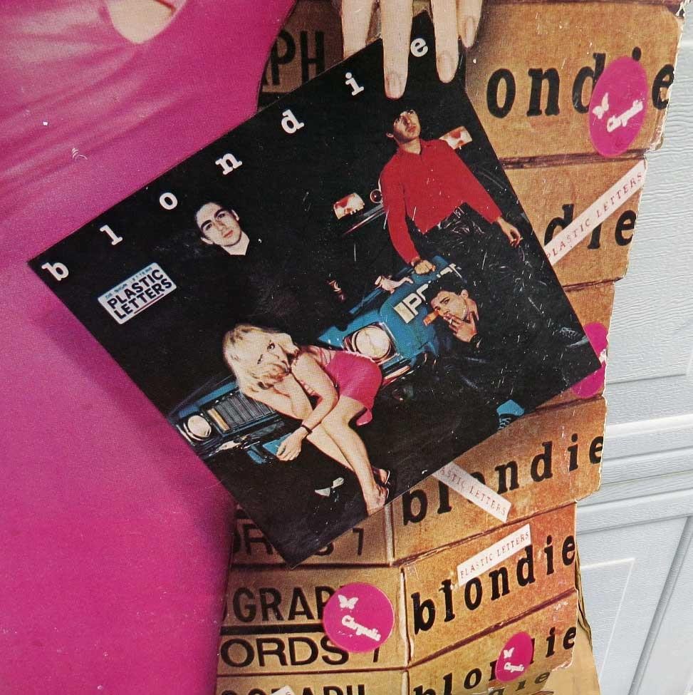 Vintage 1978 Blondie Debbie Harry “Plastic Letters” Promo Standee Rare