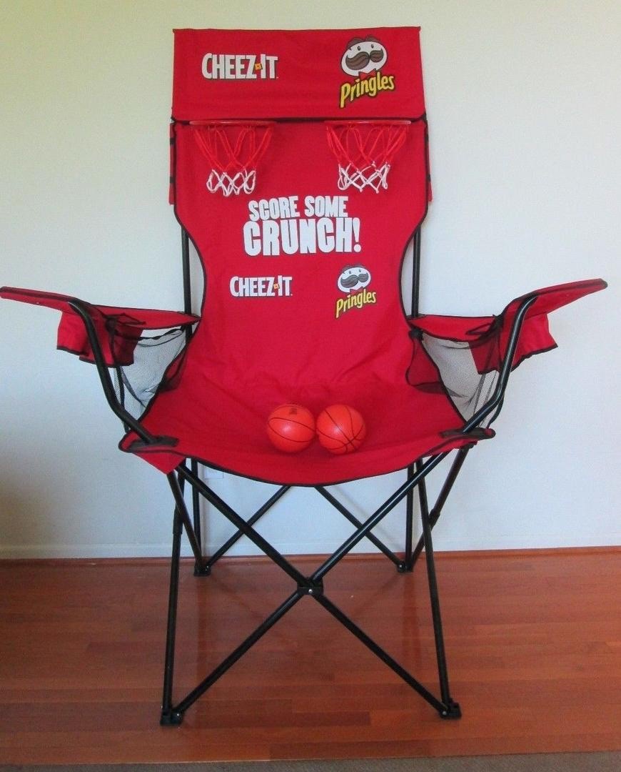 Rare Large KELLOGGS CHEESE IT 8FT TALL Folding Lawn Chair