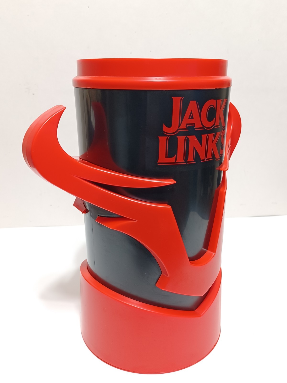 Jack Links Beef Jerky 11″ Store Display Bucket Canister Holder Man Cave▪︎MINT