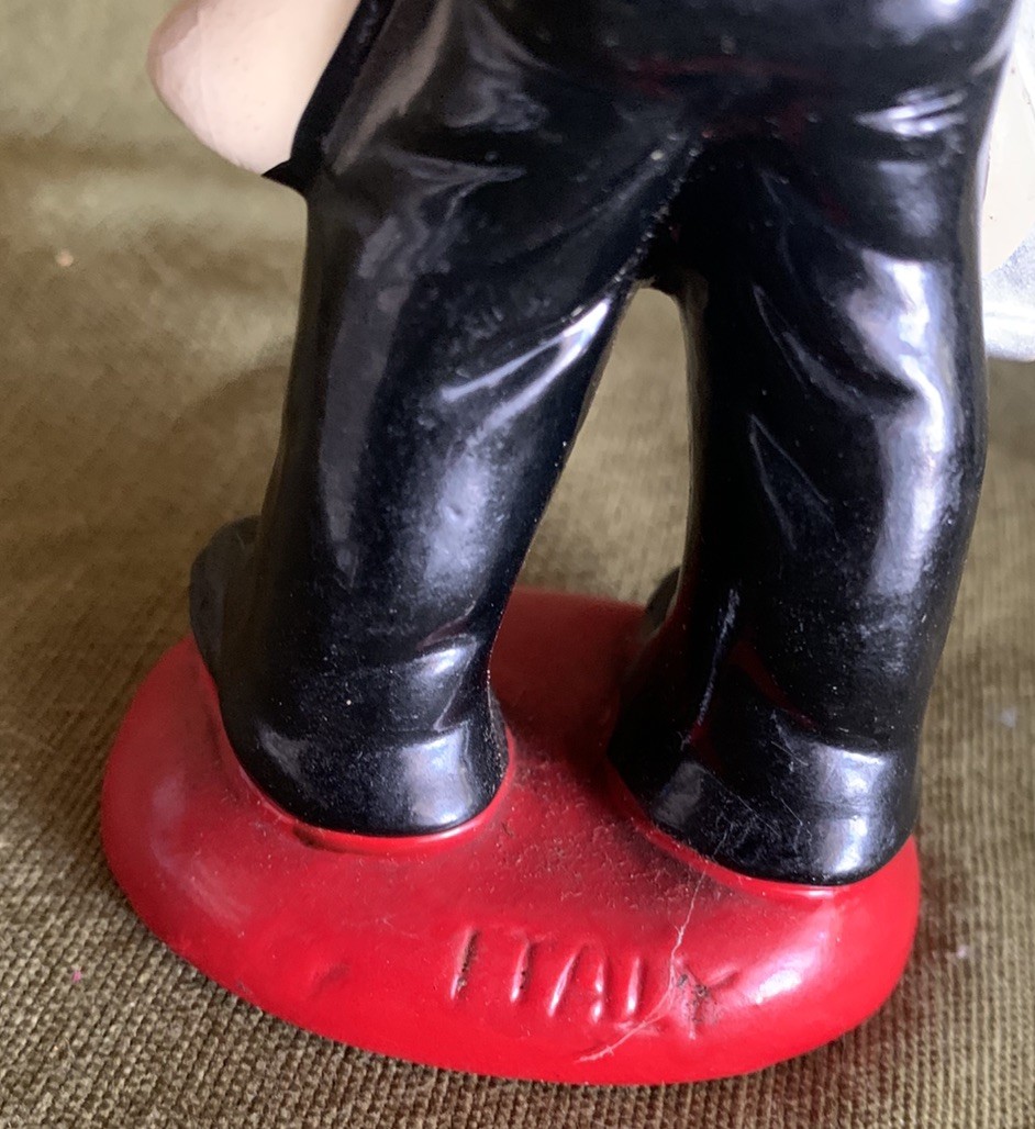 Vintage Advertising Figure Character Mascot Bertolli Olive Oil Statue