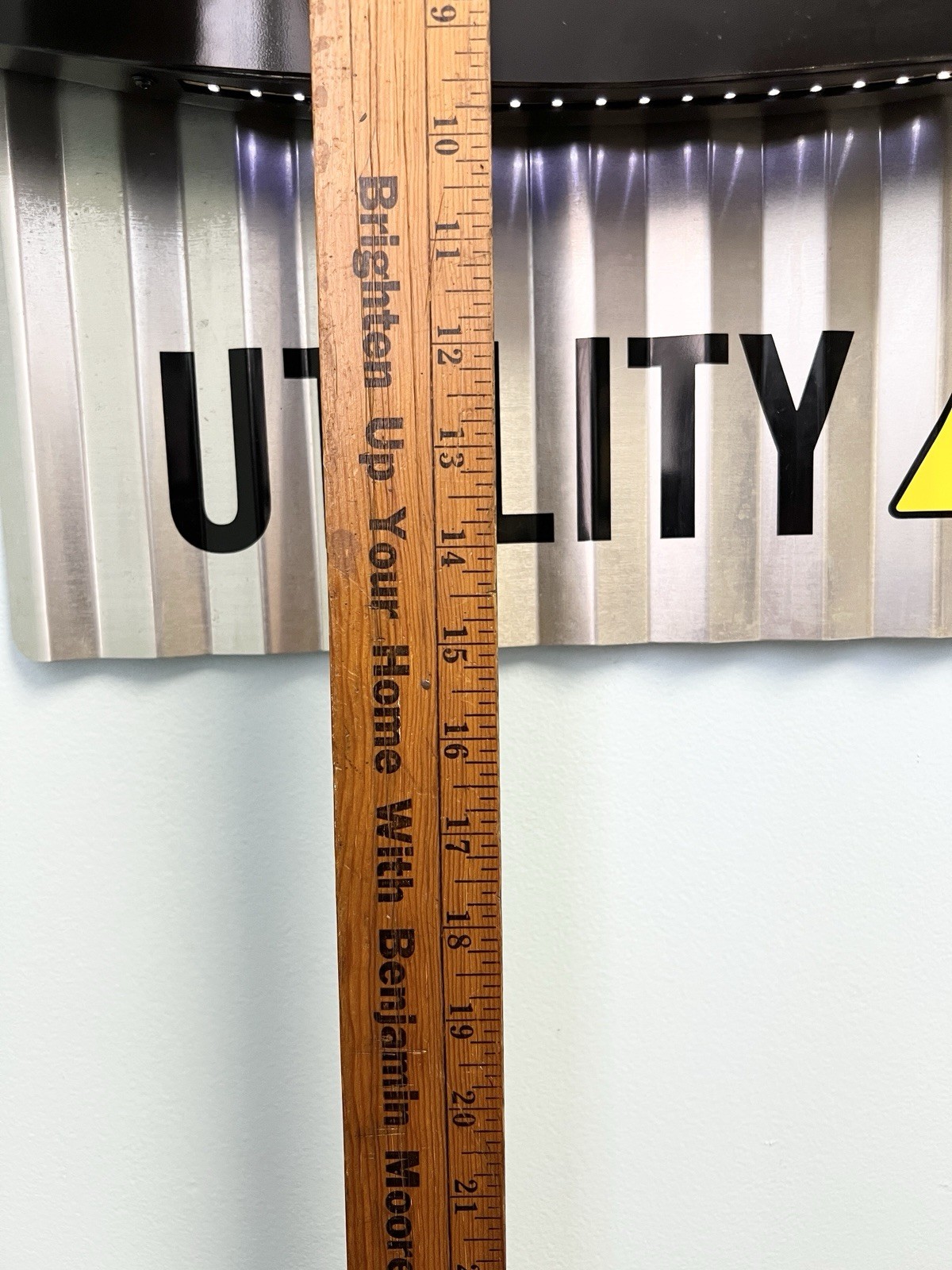 KEEN Utility Lighted Store Display Advertising Sign LED Retail Hanging