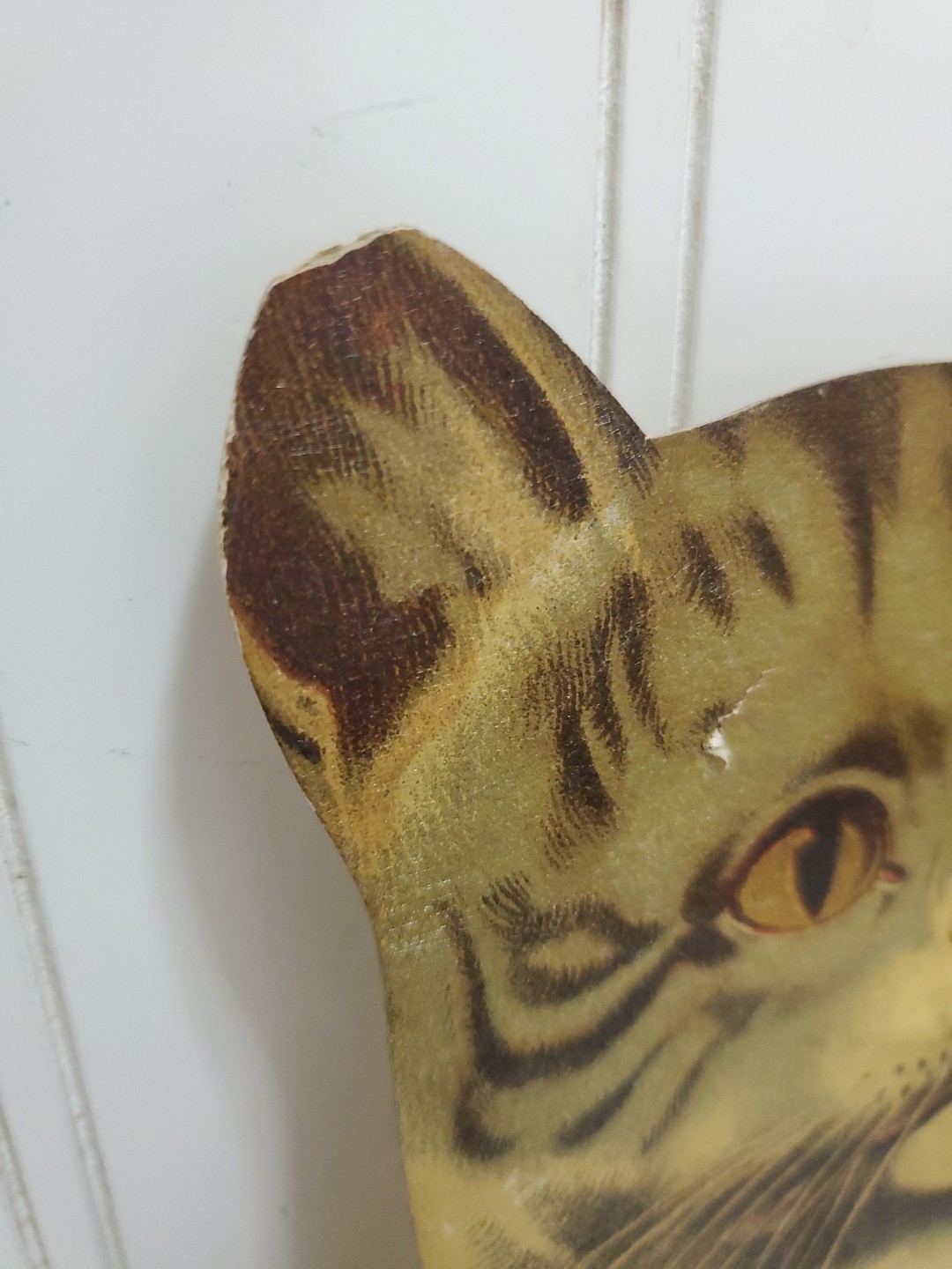Ocean Bath Toilet Soap Die Cut Cat Store Display Poster J D Larkin Buffalo NY