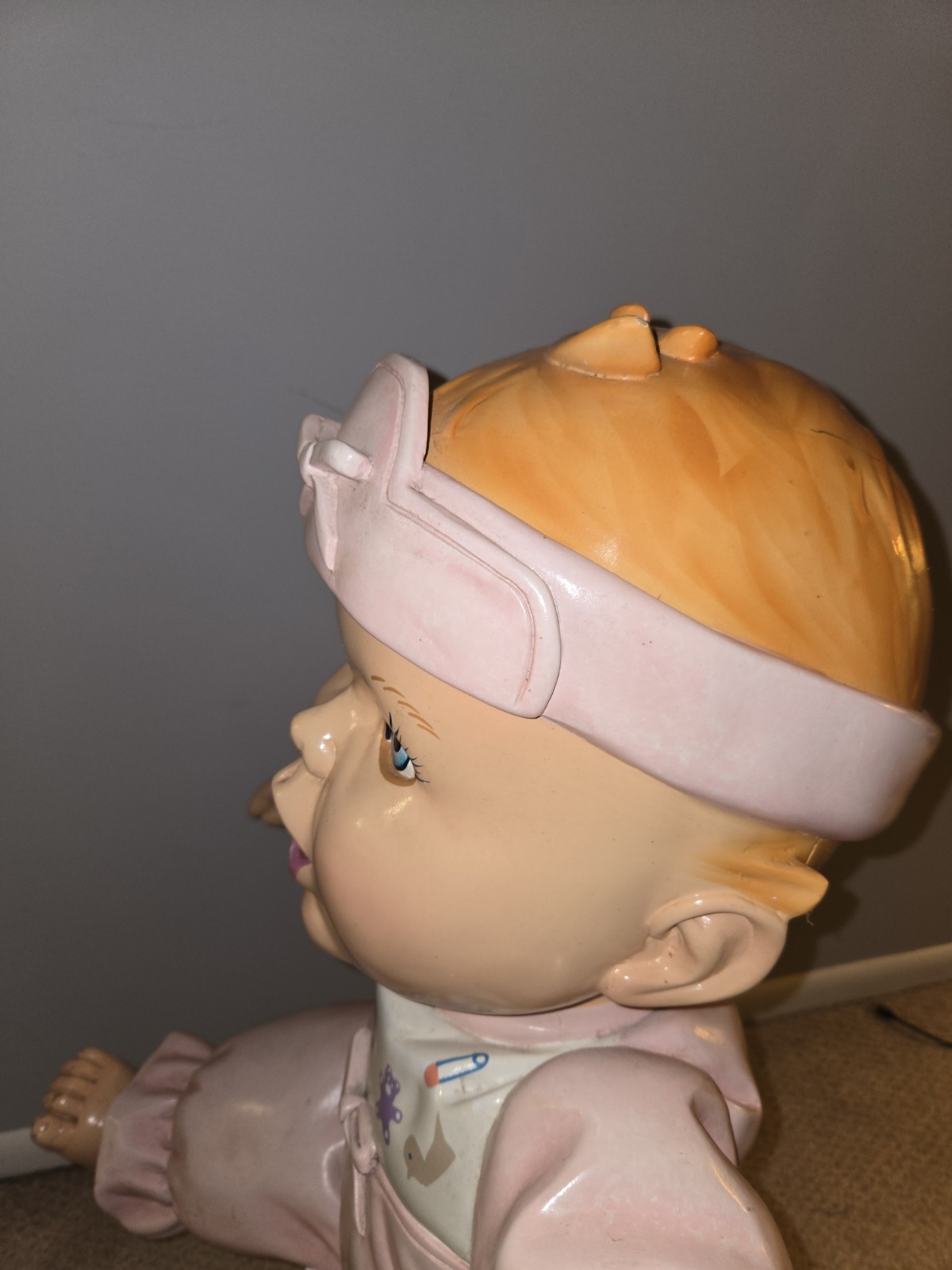 Vintage Gerber Baby 90’s Store Display Huge On Pedastal 40″ Rare